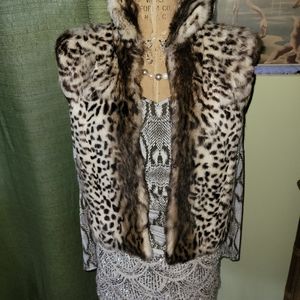 Adrienne Landau Real Rabbit Fur Vest